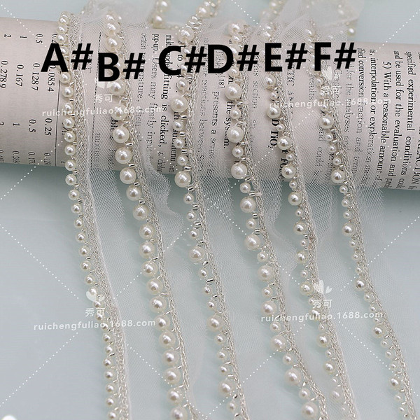 one-sided beads pearl handmade