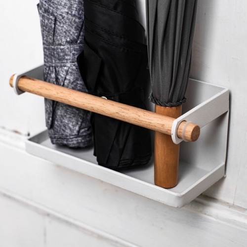 Iron art home entrance door behind magnetic umbrella stand iron absorbing wall hanging standing umbrella stand door back refrigerator sticker free of nails