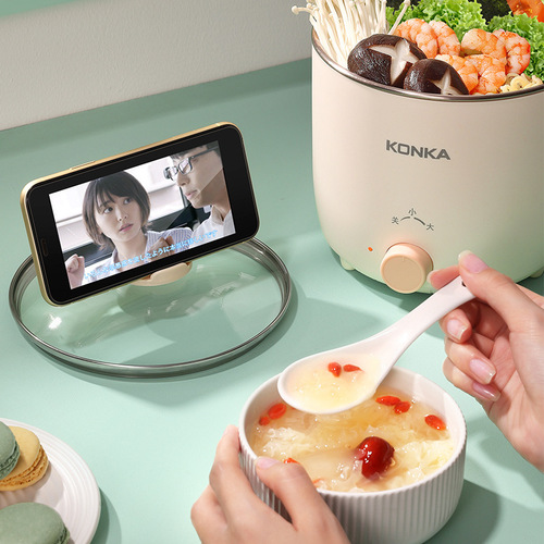 Konka electric cooker multifunctional student dormitory plug-in small cooker mini all-in-one household small electric cooker electric hot pot