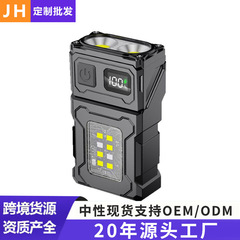 LED懐中電灯強光超亮充電携帯長航続キャップランプ屋外専用多機能COB作業灯