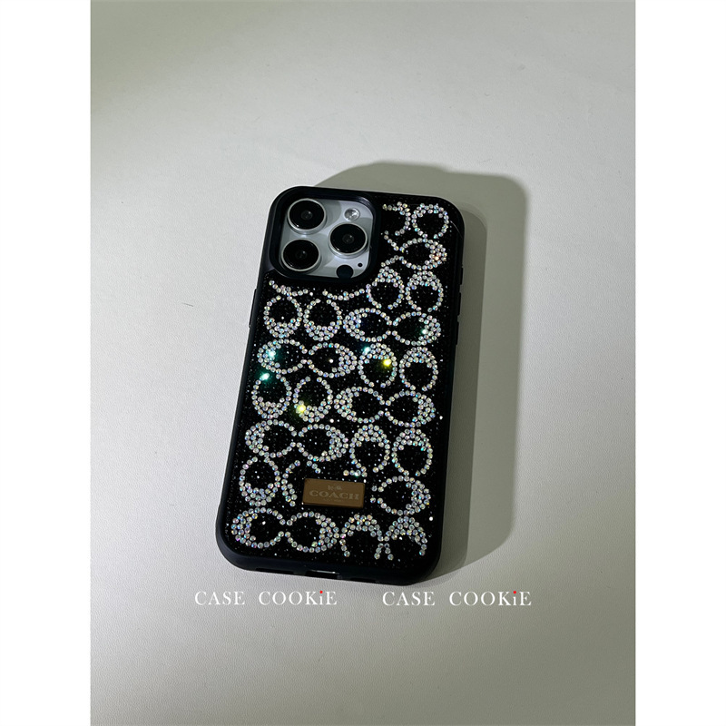 Glitter Diamond Letter iPhone 17 Pro Max Protective Case Suitable for 14 Pro Max Apple 14 Phone Case 12 Pieces Glitter Diamond Letter iPhone 17 Pro Max Protective Case Suitable for 14 Pro Max Apple 14 Phone Case 12 Pieces