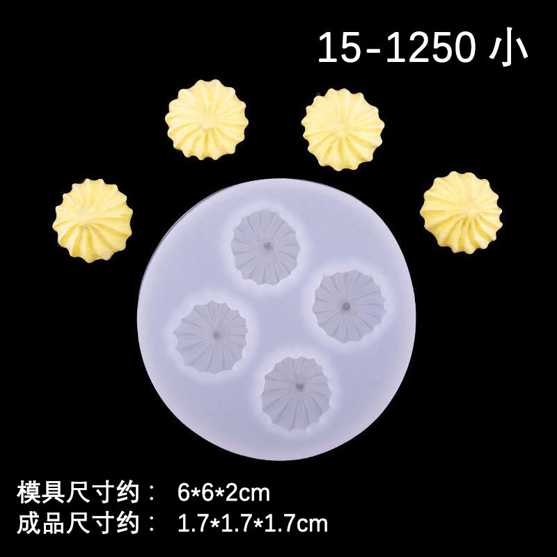 Grandes y pequeñas partículas crema molde de silicona pastel postre Decoración Accesorios fondant chocolate molde para hornear