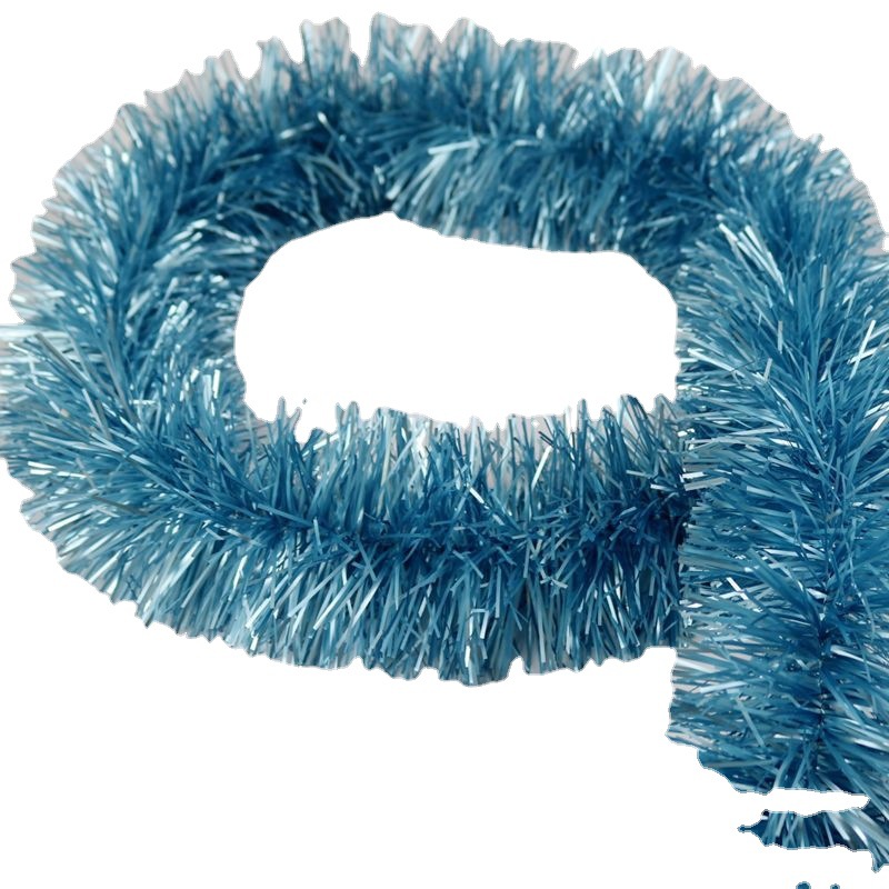 Festival de Navidad transfronterizo fiesta decoración color mate raya guirnalda boda celebración actividad lana raya 2 M fabricante