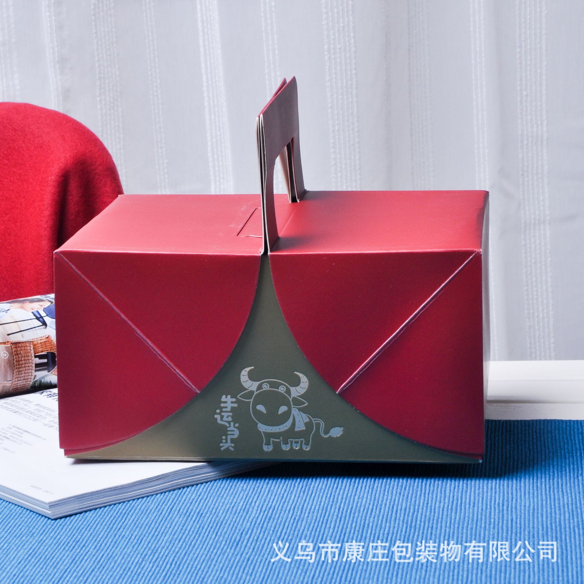 2021新年手提礼盒 饼干盒常温蛋糕盒牛轧糖酥牛轧糖雪花酥包装盒