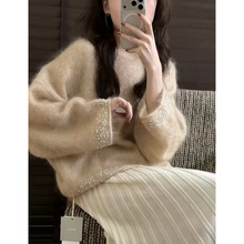 �߼�����ɫ�C���ܽqë��Ů�ﶬ���⴩С���ӌ���㼑��Lᘿ�����