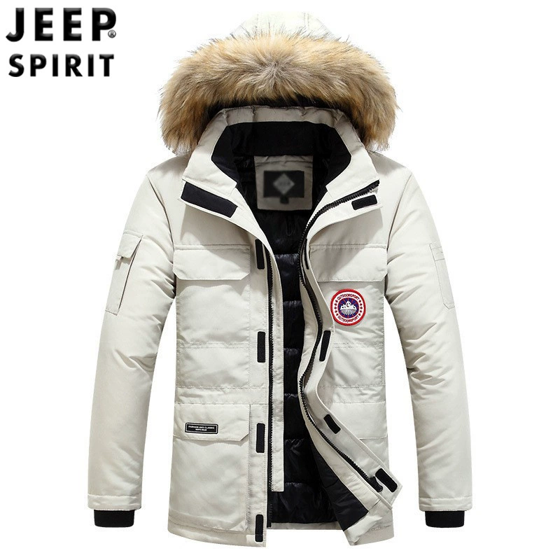 JEEP Jeep мужская одежда 2022 мужская зимняя куртка хлопчатобумажная толстая хлопчатобумажная одежда плюс удобрение 5928 5928-1