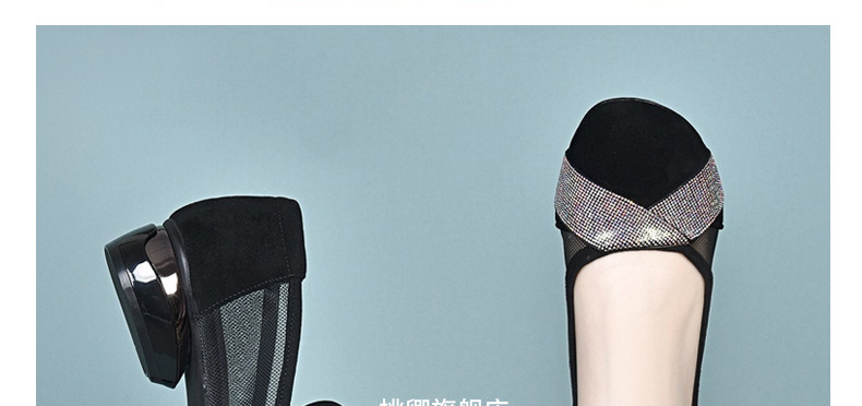 Giày sandal nữ da thật mũi tròn đế mềm gót thô 2.5 cm — Gót đen cao 2.5 cm chi tiết 21