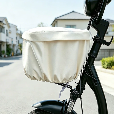 Electric vehicle basket rain: Other Electric Vehicle Accessories - off-white-basic-model-dustproof