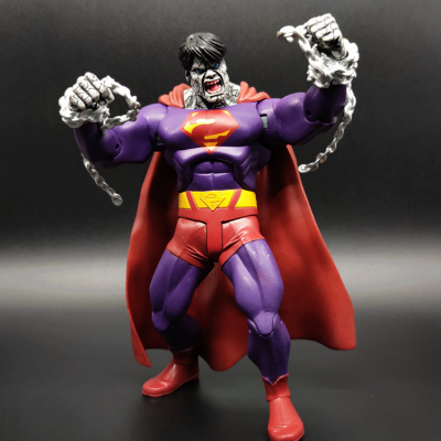 Superhéroes justicia unida acero Batman guerra superman puede hacer a mano modelo de muñecas adornos