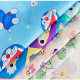 RPET 210T polyester taffeta children's cartoon printed down jacket fabric raincoat overcoat umbrella waterproof