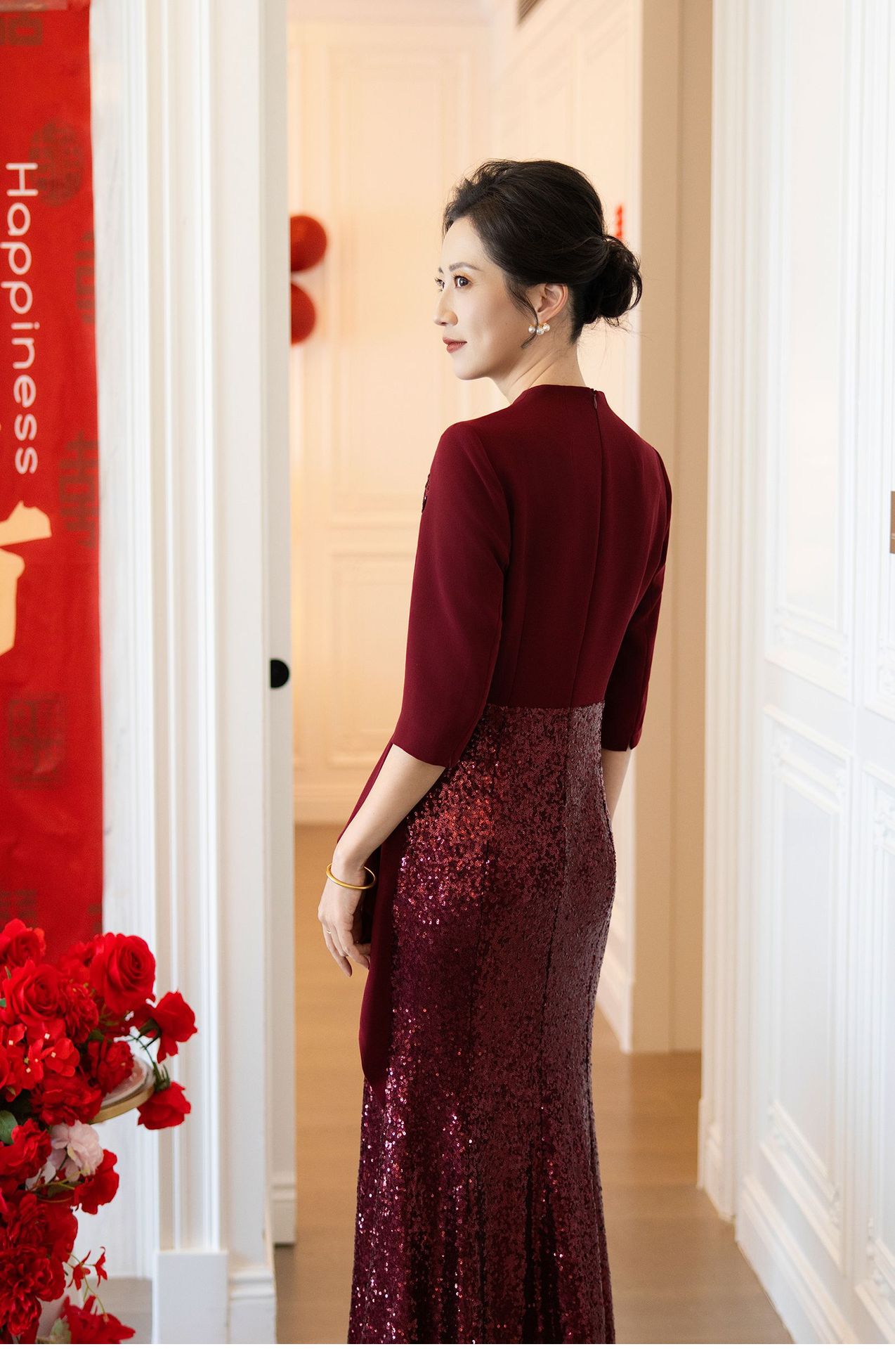 Zhili Mother-in-law Cheongsam 2026 New Model For Young Mothers, Wedding Banquet Outfit, Light Luxury Design, Slimming_ecoleips.com