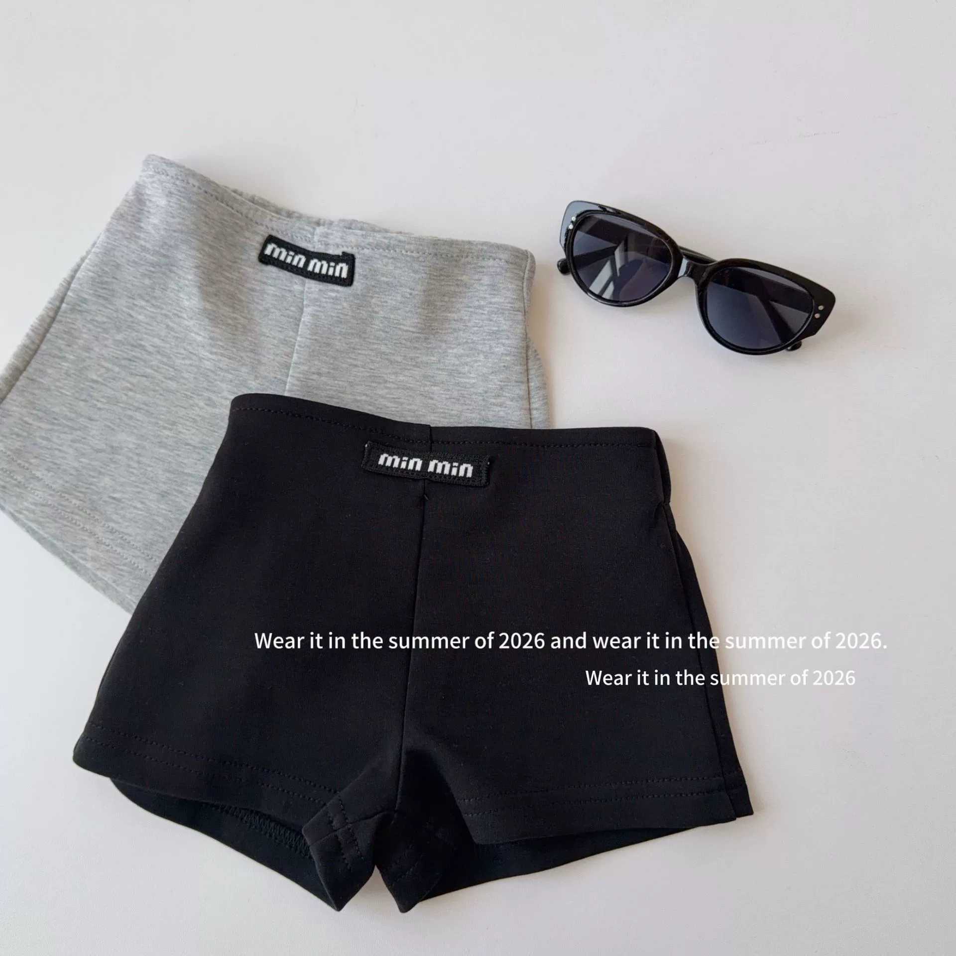 Летние эластичные брюки-шорты, облегающие, slim fit
