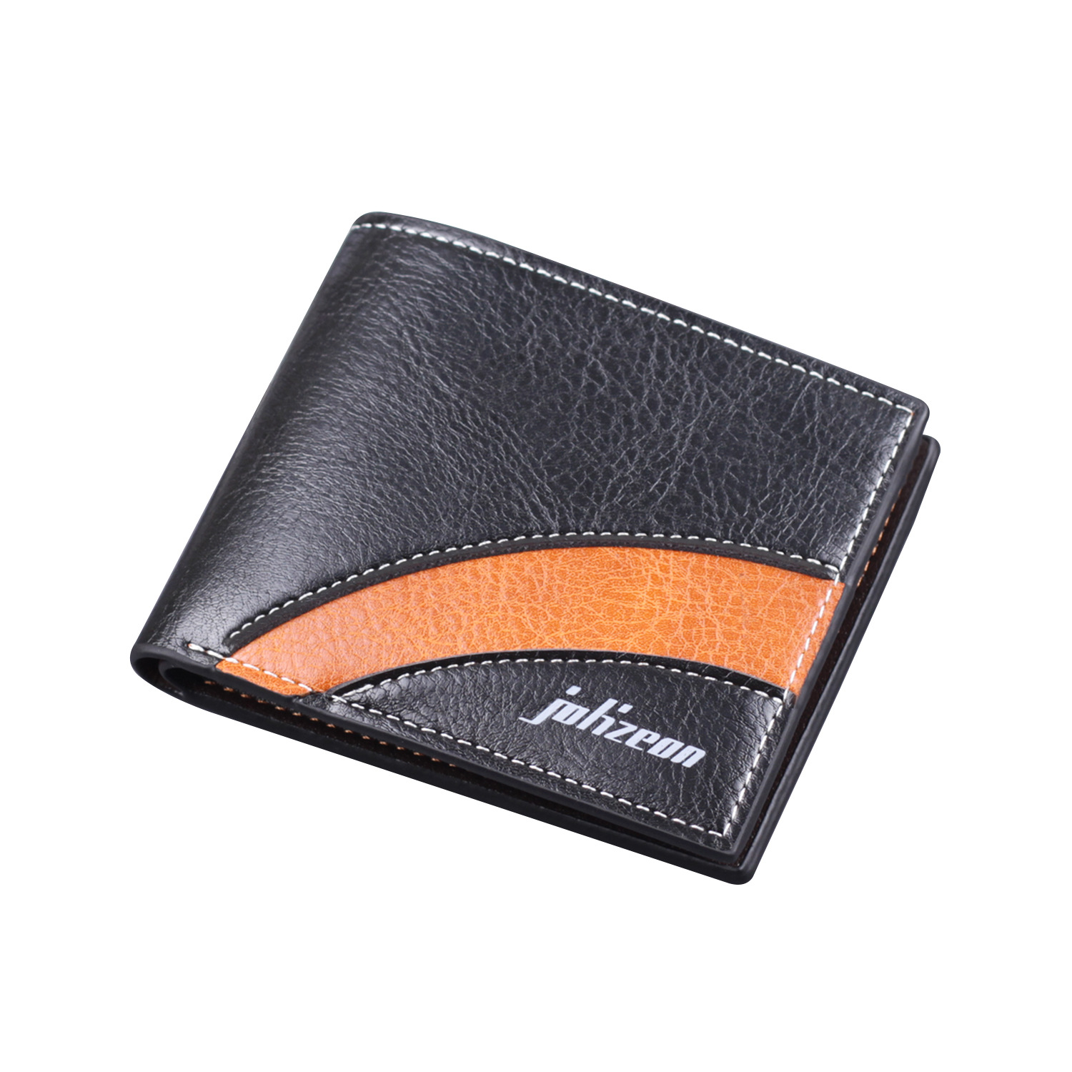 Cartera de hombre, cartera corta de hombre, bolso de tarjeta en una cartera de hombre, bolso multifuncional de gran capacidad.