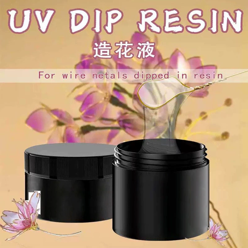 УФ-кристаллическая жидкость для изготовления цветов, экологически чистая, прозрачная, быстротвердеющая, УФ-клей, сделай сам, шелкография, цветочные украшения, головной убор