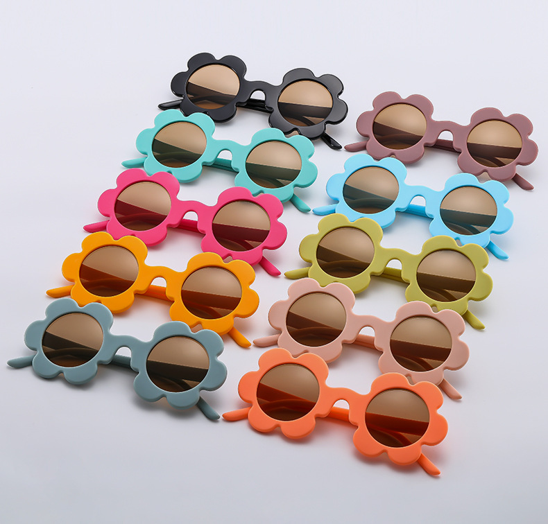 Streetwear Flower Ac Round Frame Full Frame Glasses display picture 2