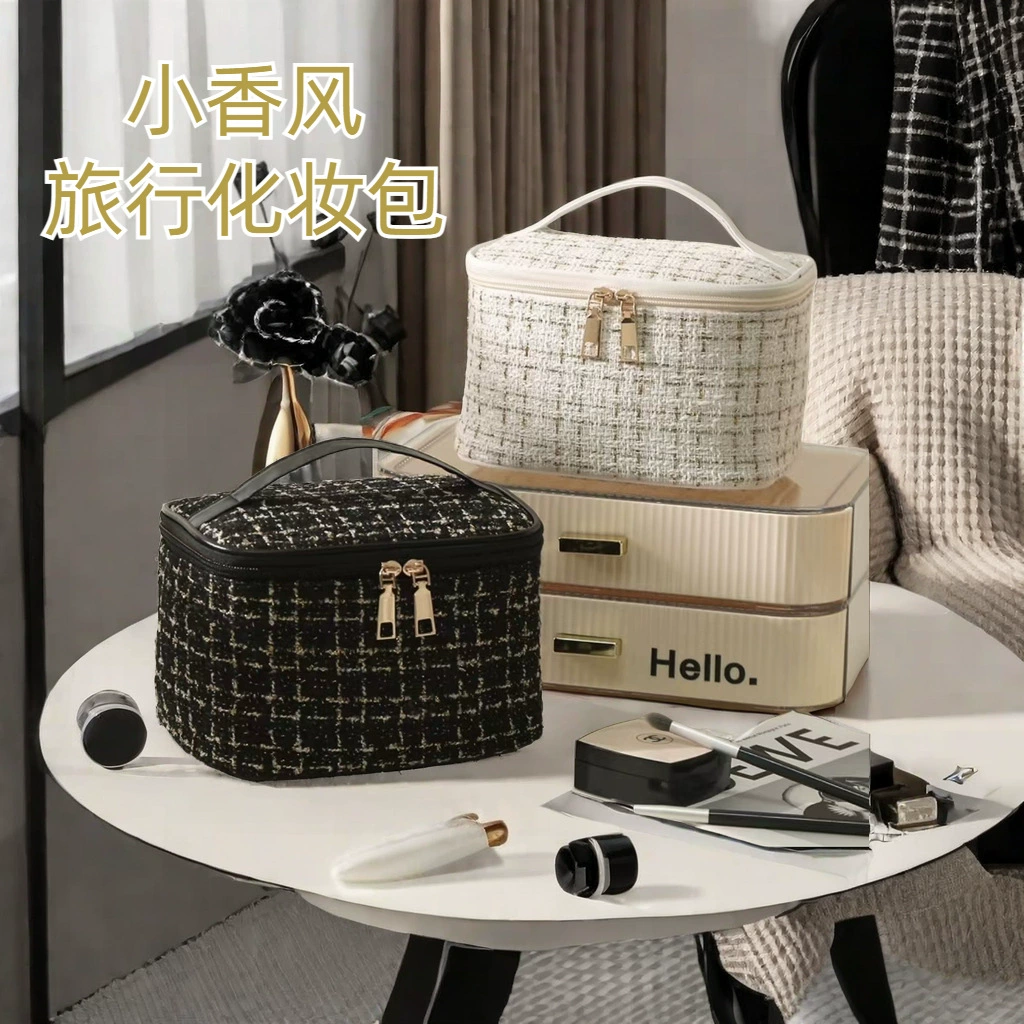 Портативный небольшой ароматный макияж сумка для макияжа нишевые дизайн супер огонь портативный tagi косметический ящик для путешествий косметика сумка для хранения