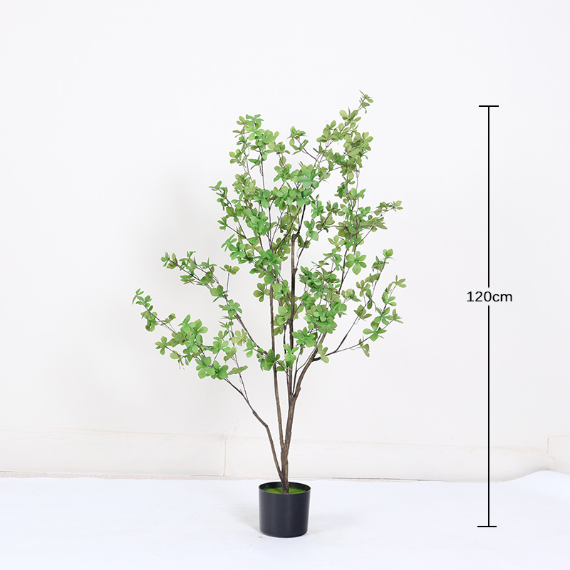 Simulación de plantas verdes de alto nivel de lujo ligero de plantas falsas biónicas interiores maceta sala de estar decoración paisajística de aterrizaje image 11