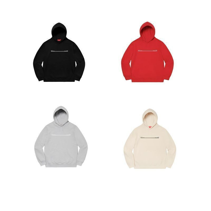 High Quality 20Fw Shop Hooded High-Density Rubber Printed Hooded Sweatshirt