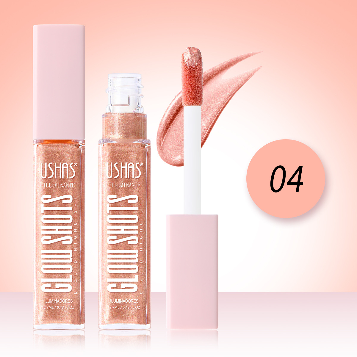 USHAS Europa y los Estados Unidos transfronterizos spot líquido resaltado impermeable perfiles brillantes duraderos multipropósito FS459A