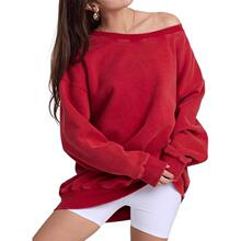 W 34113 One-shoulder Office Hoodie һ�ּ�ͨ�����¿羳��