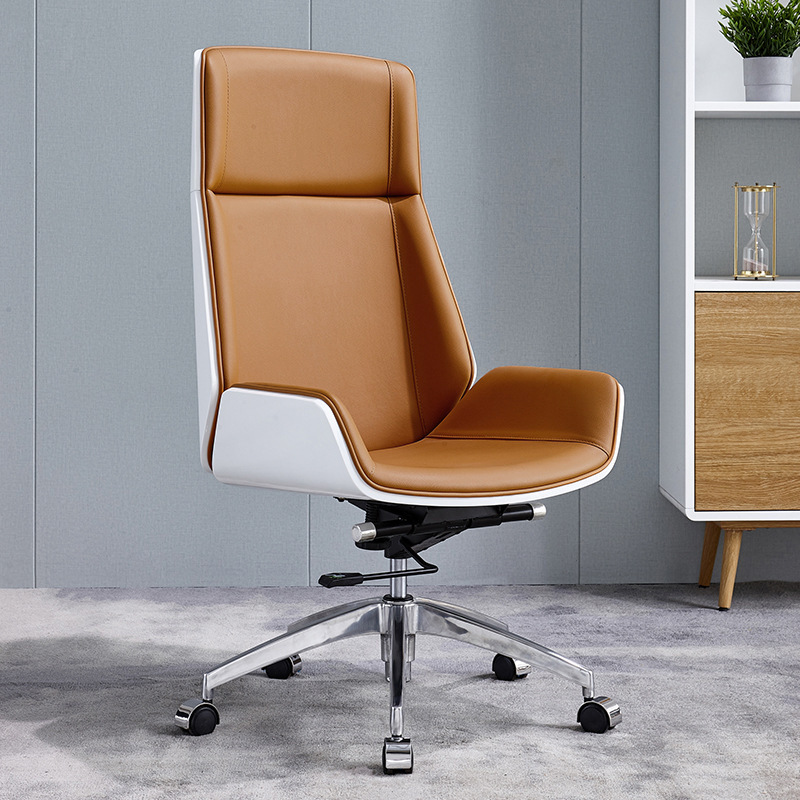 办公室椅子家用轻奢现代简约人体工学升降老板椅高档商务电脑座椅