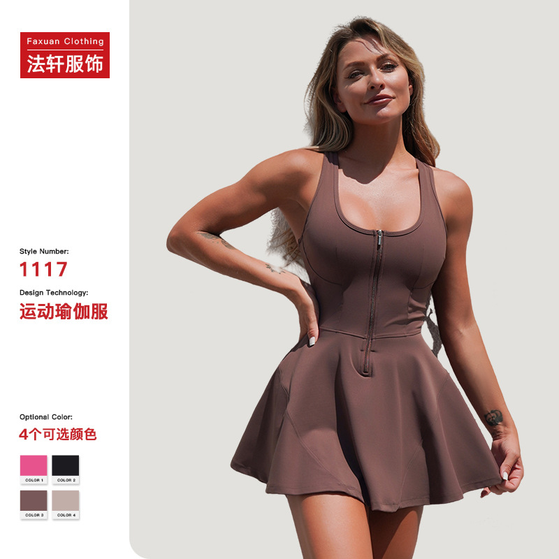 Conjunto deportivo transpirable sin costuras para mujer, ideal para verano, actividades al aire libre, correr, fitness y tenis, venta al por mayor.