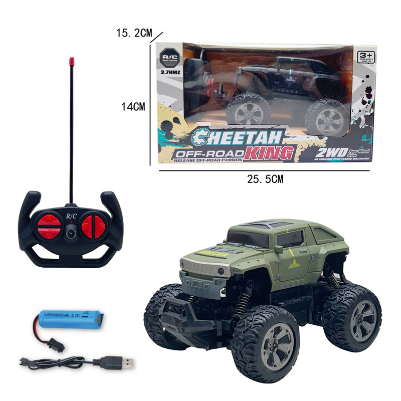 Control remoto fuera de la carretera coche de juguete de carga de cuatro ruedas de aleación escalada coche de control remoto de alta velocidad coche Niños niño regalo coche de juguete