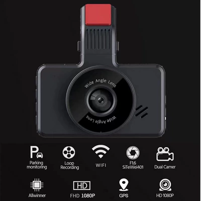 Driving recorder – dashcam 3inch HD dual-lens front