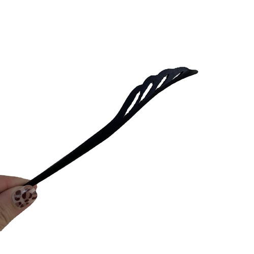Ancient style high-end ebony hairpin for women, simple temperament, wooden hairpin, modern cheongsam hairpin, Hanfu accessories