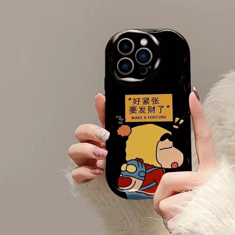 Funda para teléfono móvil iphone16 para niñas Japón y Corea del Sur Apple 15promax anti-caída 13mini/12pro/14/11