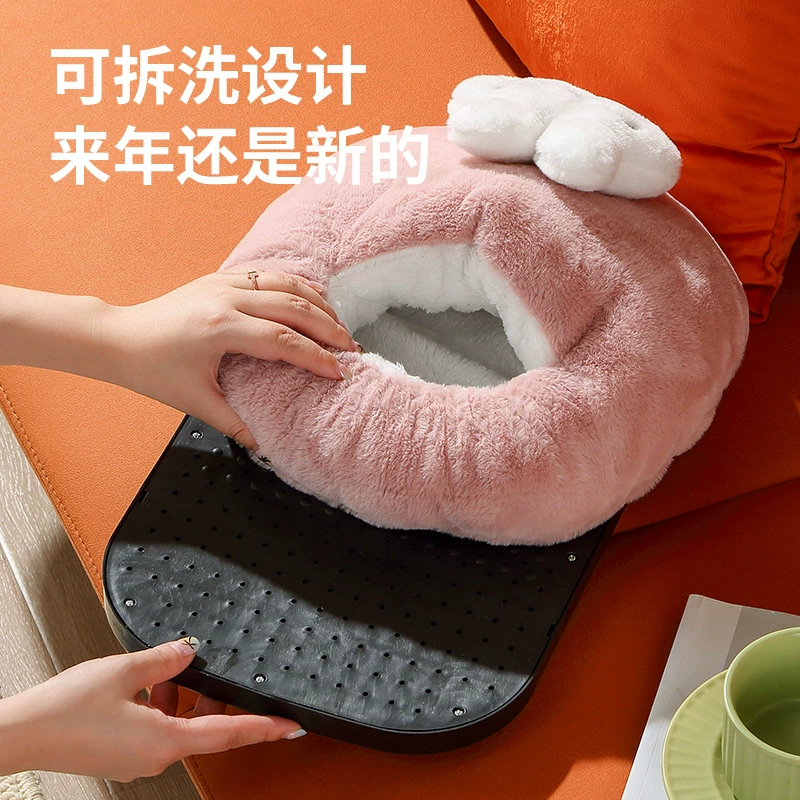 Foot warmer rechargeable heated foot warmer mat for sleeping in the office to keep women warm in winter foot warmer