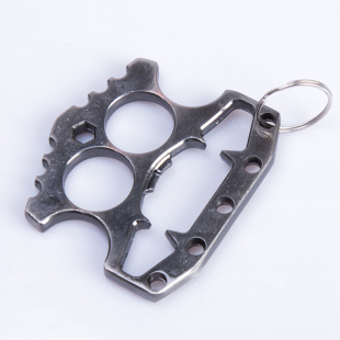 Hand Support Finger Tiger Four-Finger Boxing Gloves Ring Ring Boxing Buckle Car Window-Breaking Survival Equipment Fiberglass Legal Self-Defense Weapon