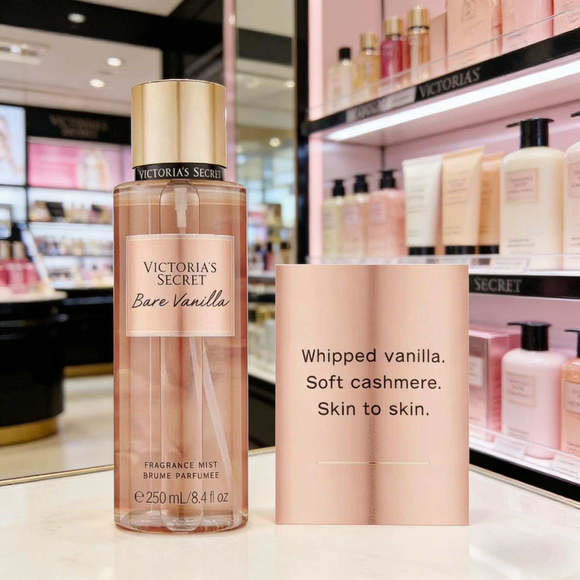 Nuevo spray de vainilla desnuda 250 ml