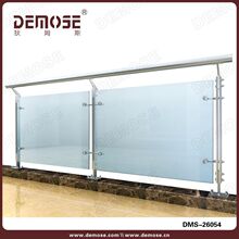 花园阳台透明钢化玻璃护栏无立柱栏杆 厂家直销按实际规格计算