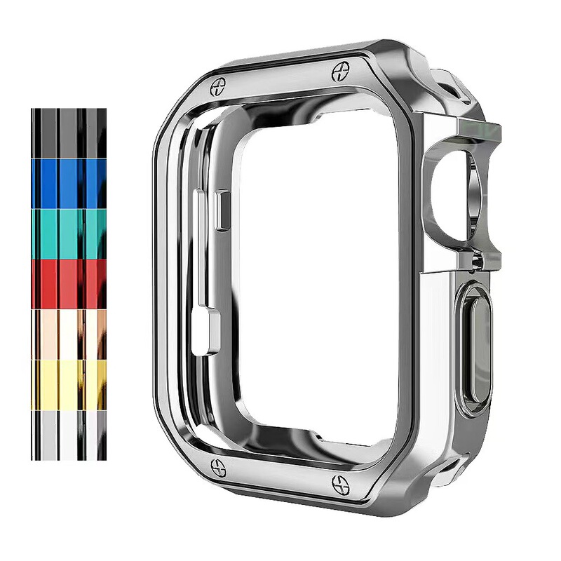 Applicable to apple Watch6 apple Watch protective cover silicone armor TPU hollow shell transparent Applicable to apple Watch6 apple Watch protective cover silicone armor TPU hollow shell transparent