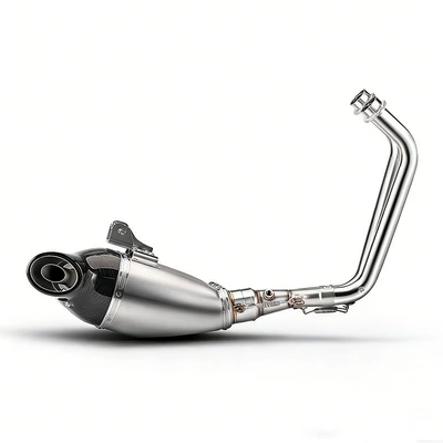 MT-07 modified exhaust pipe, Exhaust pipe