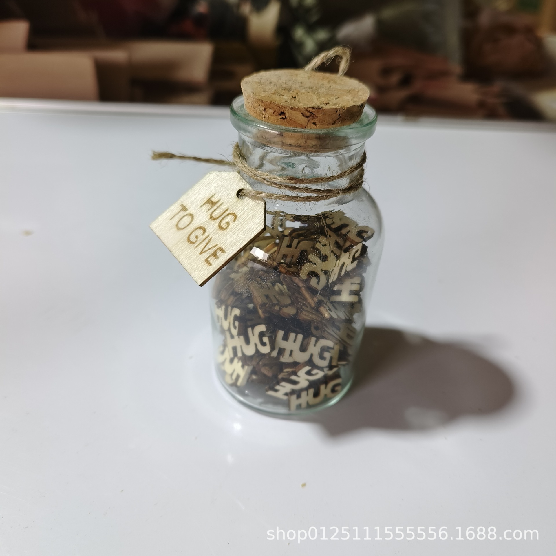 JarofFucksHugstoGive - Piezas de Madera con Forma de Letras para Desahogarse, Bromas de Cumpleaños, Alivio del Estrés de Fábrica, Disponibles en Existencias image 15