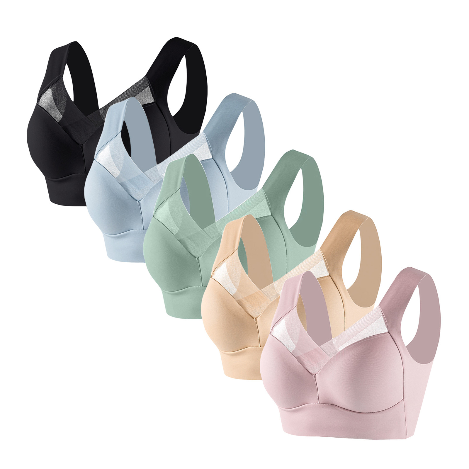 블랙+블루+그린+스킨+핑크