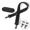 Black nylon plastic shoulder pads