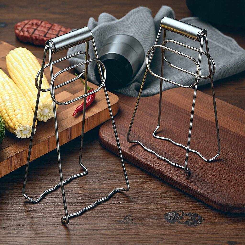 Kitchen Plate Clamp, Household Anti-Scalding Clamp, Dish Lifter, Bowl Clamp, High Temperature Resistant, Non-Slip Stainless Steel Plate Clamp