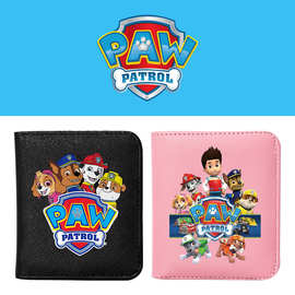 PAW PATROL 汪汪队立大功马卡龙色夹钱包夹周边卡通可爱零钱包男