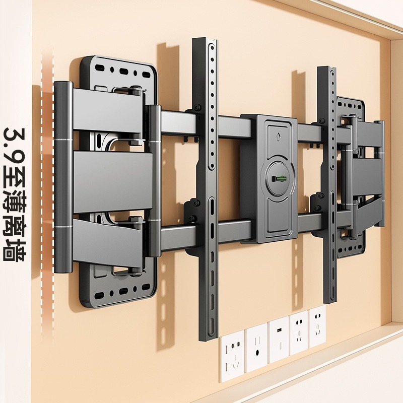 汎用テレビ伸縮回転超薄型壁掛けフレーム移動可能内蔵折り畳みブラケットは全ブランドに適用されます。|undefined