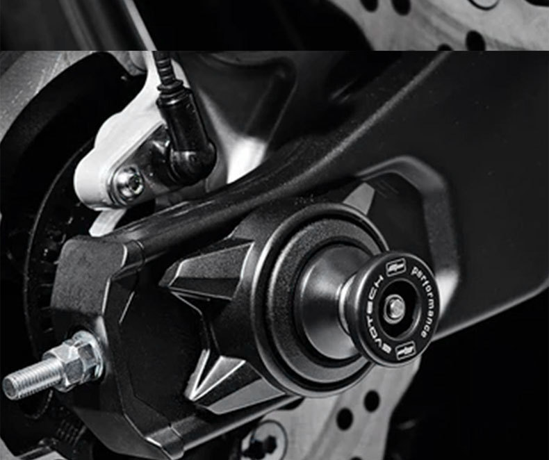 Suitable for Yamaha Tenere 700 Rally Edition Modified Front and Rear Axle Protection Ball with Car Nails