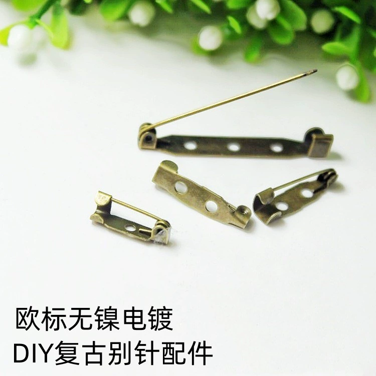 DIY брошь аксессуары 1,5 см винтажная булавка 4,5 см простая булавка 2,5 см пуговица Ткань булавка для корсажа ручной работы
