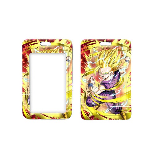 Dragon Ball Super Card Holder Wholesale Student Meal Card School Brand Silicone Work Pass Access Card Holder Small Card Factory Brand Color Animation