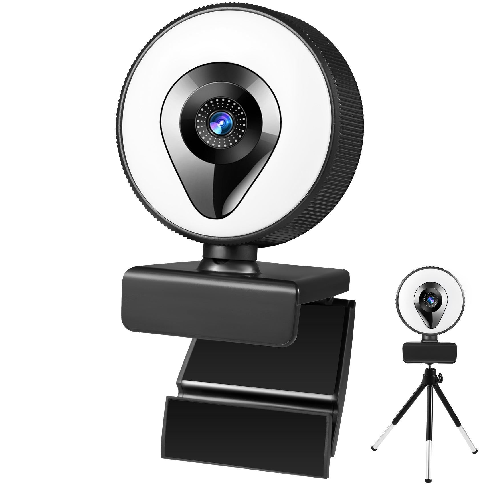 4K private model beauty autofocus 1080p computer webcam HD touch USB live streaming webcam 2K fill light