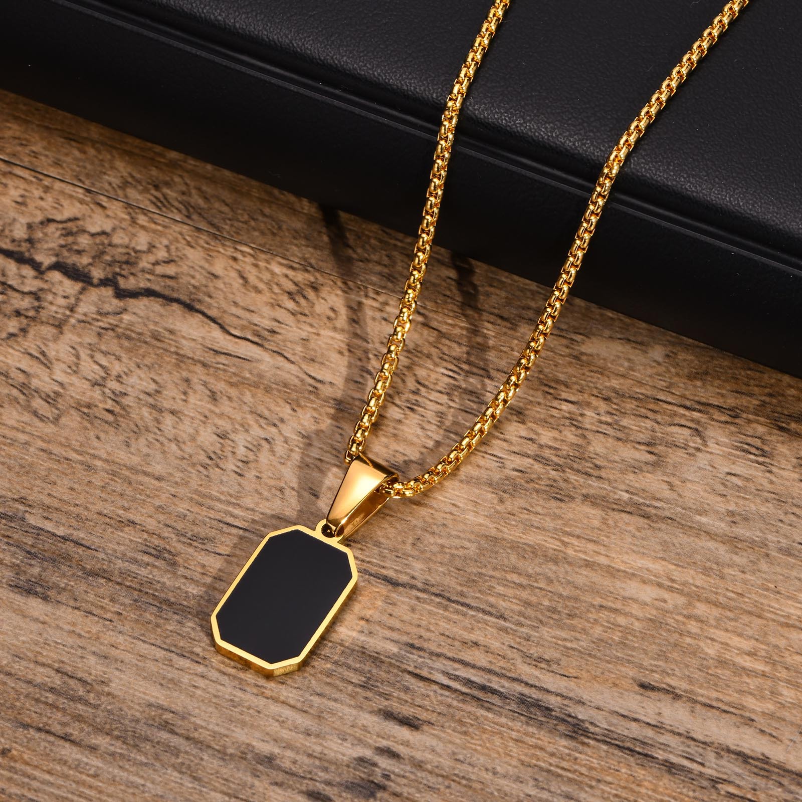 7g Weight Pendant Jewelry Making Type 18K Gold Plated Plating Material 201 Stainless Steel Chain Material 1 Piece Quantity Daily Occasion 201 Stainless Steel Material Geometric Pattern All Seasons Season Unisex Gender Polished Finish Polishing Design Simple Style Style Simple Style Geometric 201 Stainless Steel Polishing 18K Gold Plated Unisex 9