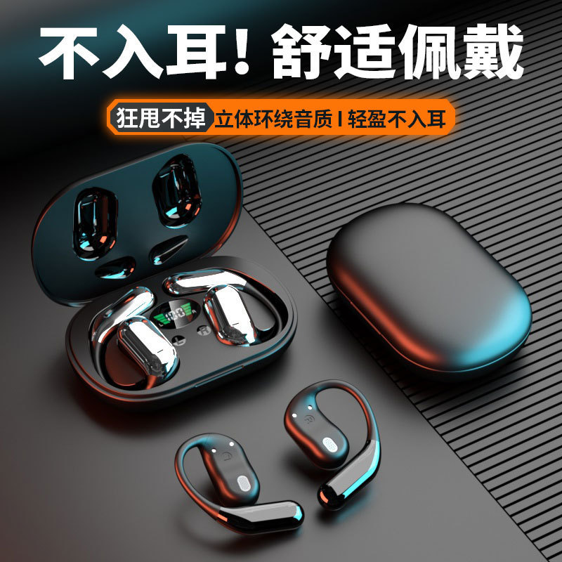 Suitable for Sony Smart Voice Noise Canceling Bluetooth Headset Ear-Hanging Non-Bone Conduction Open Non-In-Ear Wireless Headset