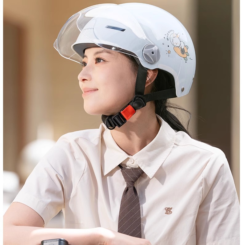 Electric motorcycle helmet 3C certified half helmet