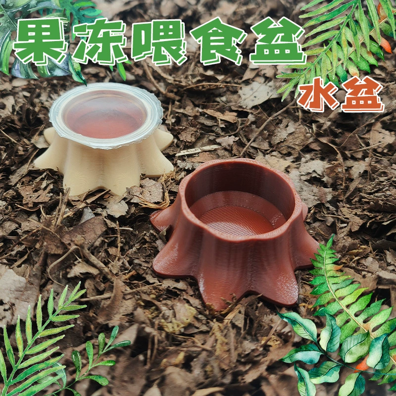 Лезвие с водяным тазом Жук-отшельник Краб Желе основание Желе Жук-олень-олень-единорог насекомое имитация пень-таз